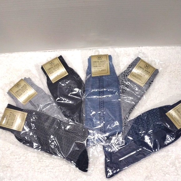 VA Swan Other - VA Swan Dress Socks Multiple Colors and Patterns 6 Pairs SD#6-6